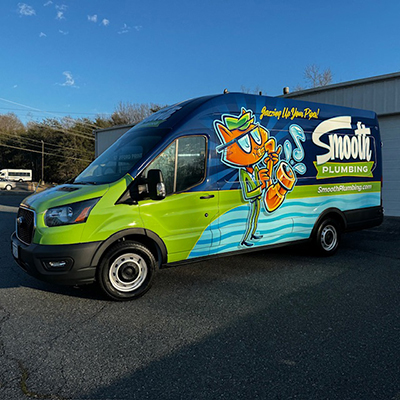 Smooth Plumbing Service Van